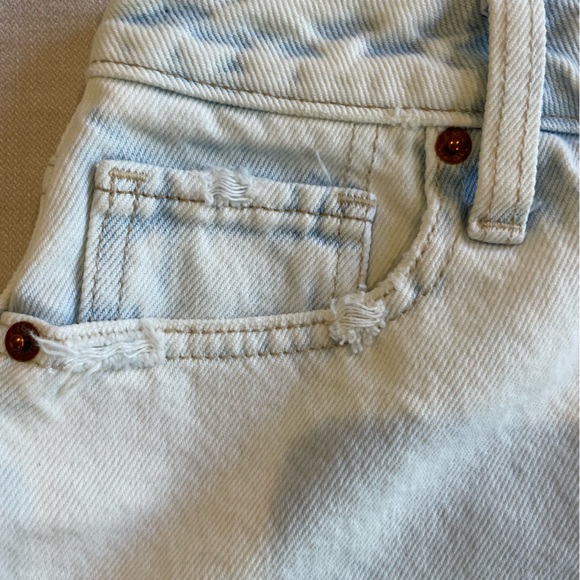 Abercrombie & Fitch light wash mini jean skirt - Picture 8 of 9